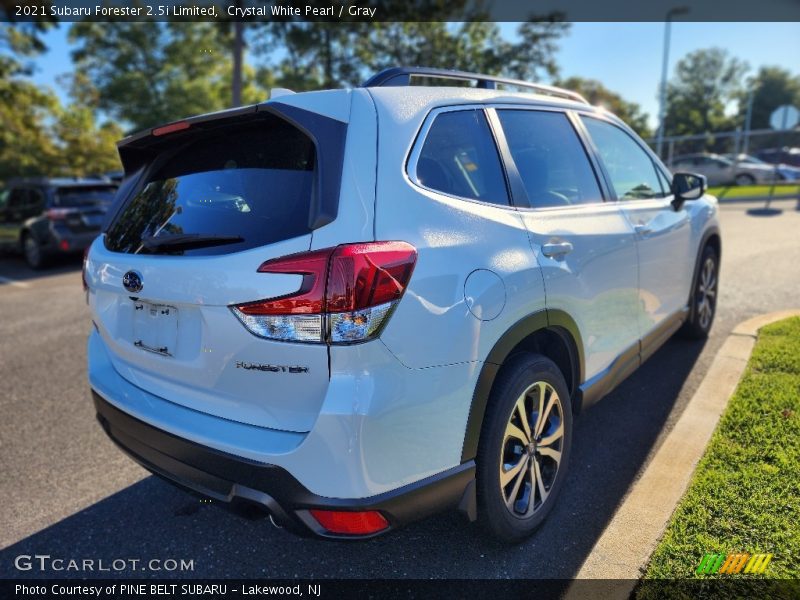 Crystal White Pearl / Gray 2021 Subaru Forester 2.5i Limited