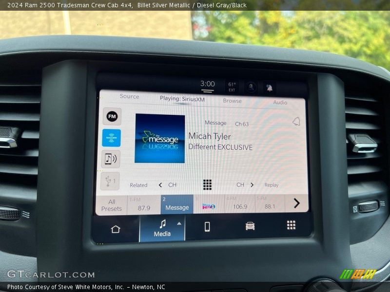 Controls of 2024 2500 Tradesman Crew Cab 4x4