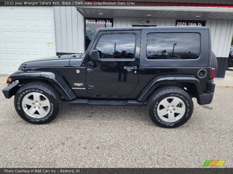 Black / Dark Slate Gray/Medium Slate Gray 2010 Jeep Wrangler Sahara 4x4
