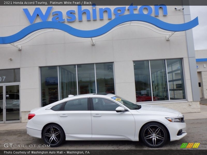 Platinum White Pearl / Black 2021 Honda Accord Touring