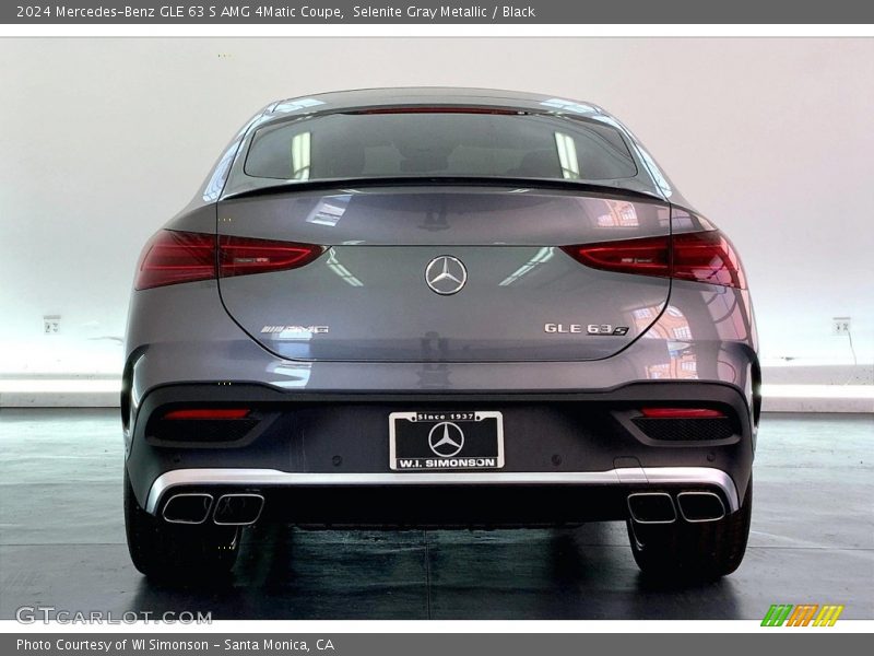 Selenite Gray Metallic / Black 2024 Mercedes-Benz GLE 63 S AMG 4Matic Coupe