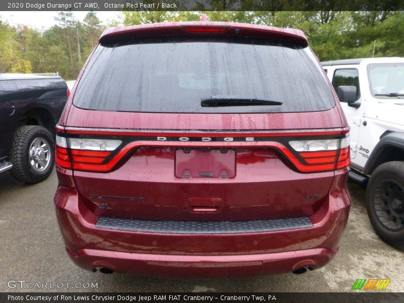 Octane Red Pearl / Black 2020 Dodge Durango GT AWD