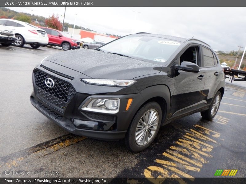 Ultra Black / Black 2020 Hyundai Kona SEL AWD