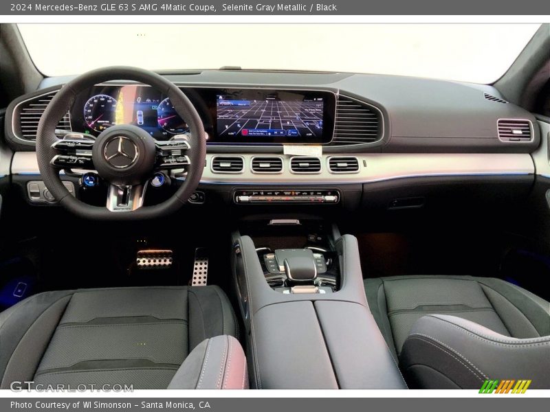 Selenite Gray Metallic / Black 2024 Mercedes-Benz GLE 63 S AMG 4Matic Coupe