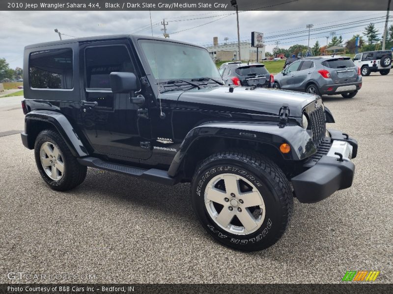 Black / Dark Slate Gray/Medium Slate Gray 2010 Jeep Wrangler Sahara 4x4