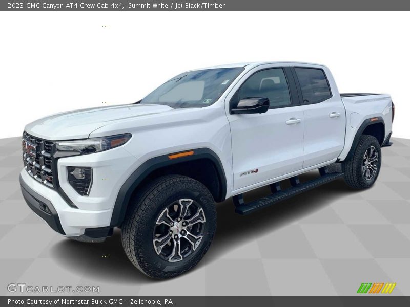 Front 3/4 View of 2023 Canyon AT4 Crew Cab 4x4