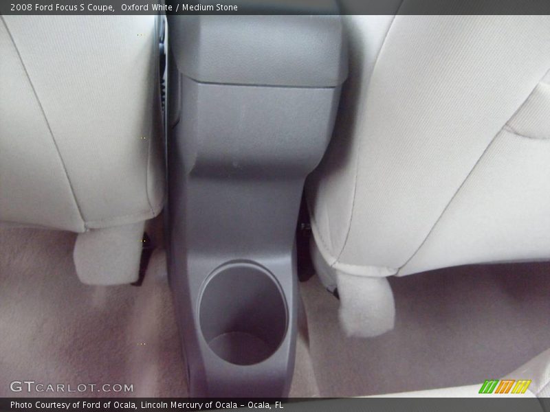 Oxford White / Medium Stone 2008 Ford Focus S Coupe
