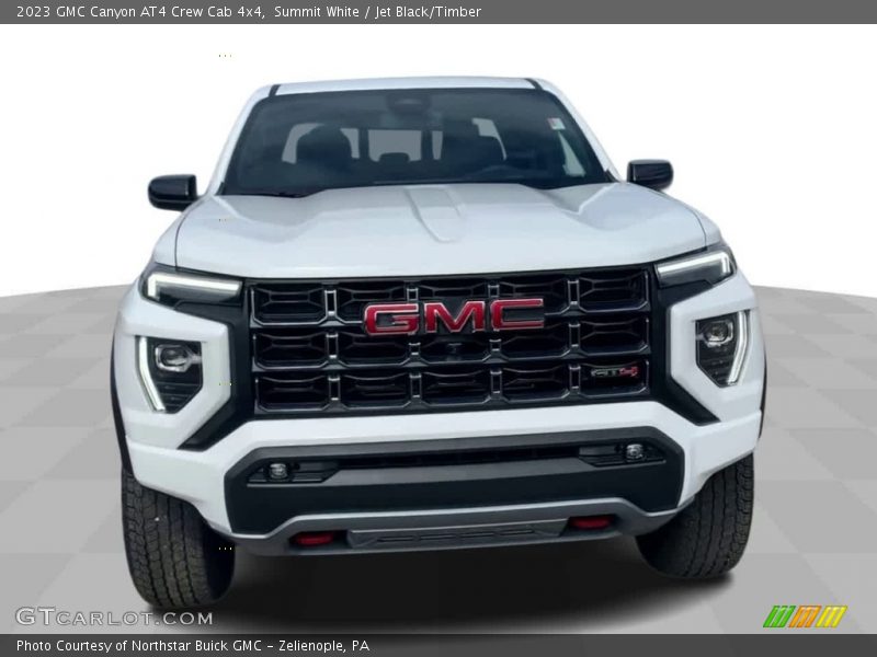 Summit White / Jet Black/Timber 2023 GMC Canyon AT4 Crew Cab 4x4