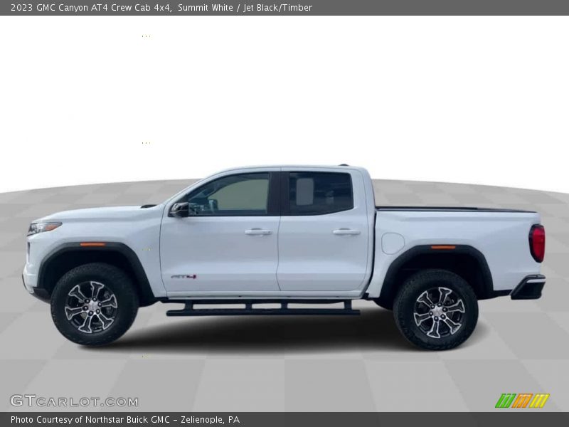 Summit White / Jet Black/Timber 2023 GMC Canyon AT4 Crew Cab 4x4