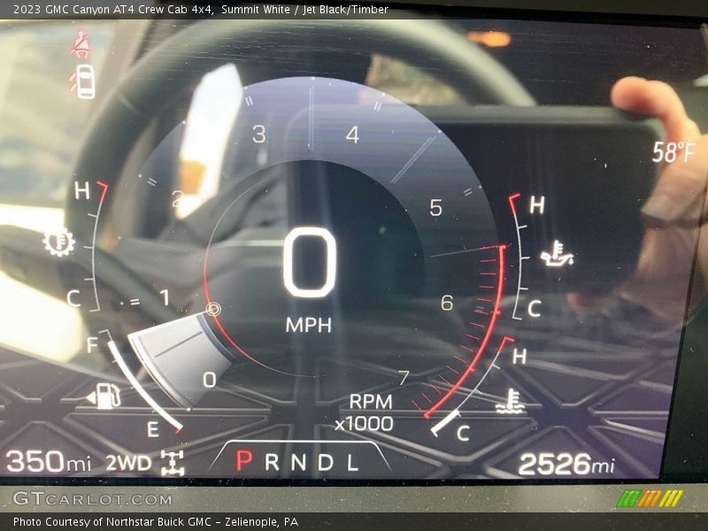  2023 Canyon AT4 Crew Cab 4x4 AT4 Crew Cab 4x4 Gauges