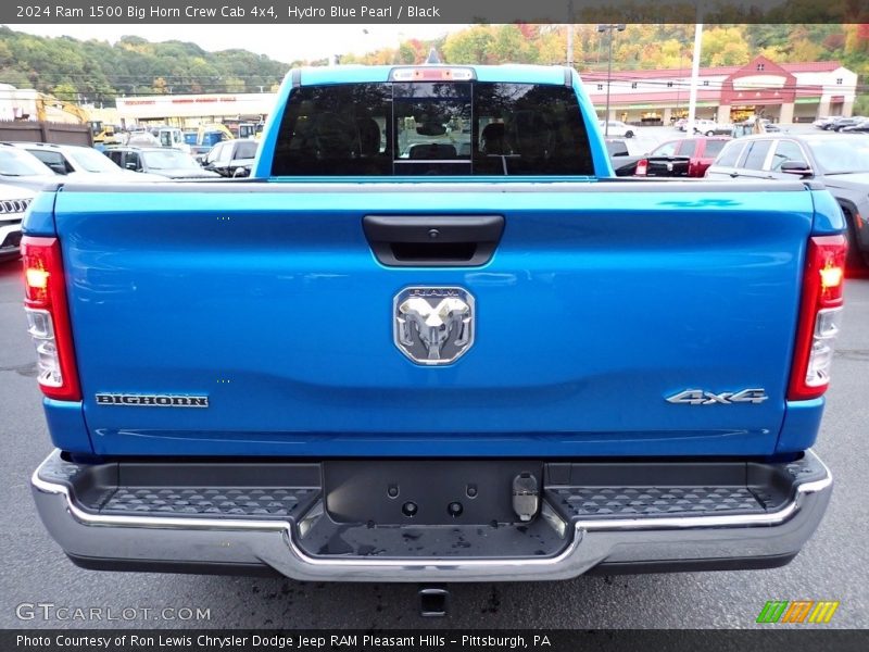 Hydro Blue Pearl / Black 2024 Ram 1500 Big Horn Crew Cab 4x4