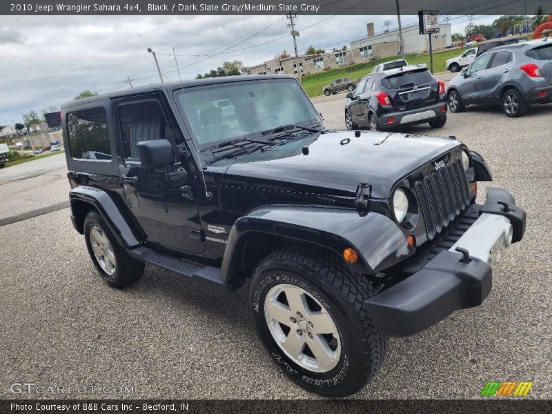 Black / Dark Slate Gray/Medium Slate Gray 2010 Jeep Wrangler Sahara 4x4