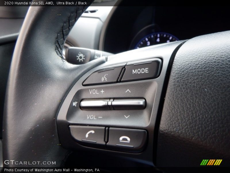 Ultra Black / Black 2020 Hyundai Kona SEL AWD