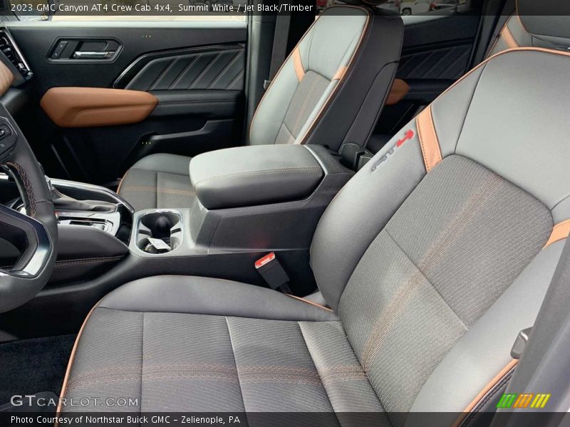 Front Seat of 2023 Canyon AT4 Crew Cab 4x4