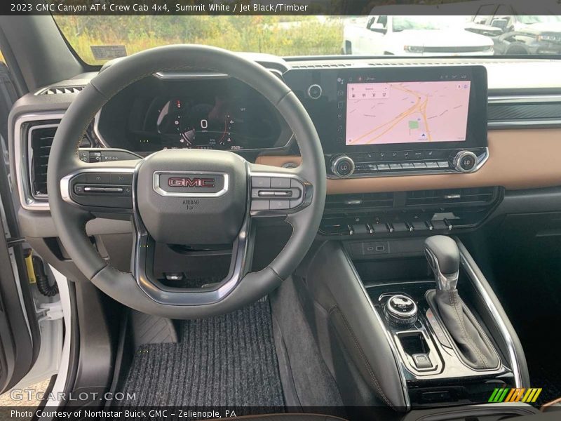 Dashboard of 2023 Canyon AT4 Crew Cab 4x4