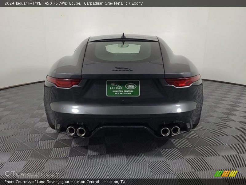 Exhaust of 2024 F-TYPE P450 75 AWD Coupe