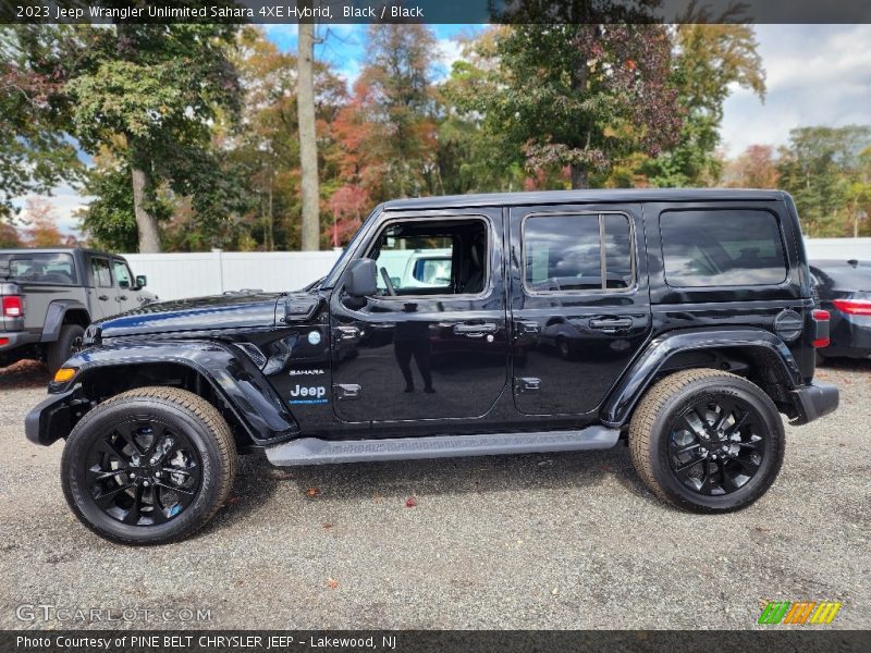  2023 Wrangler Unlimited Sahara 4XE Hybrid Black