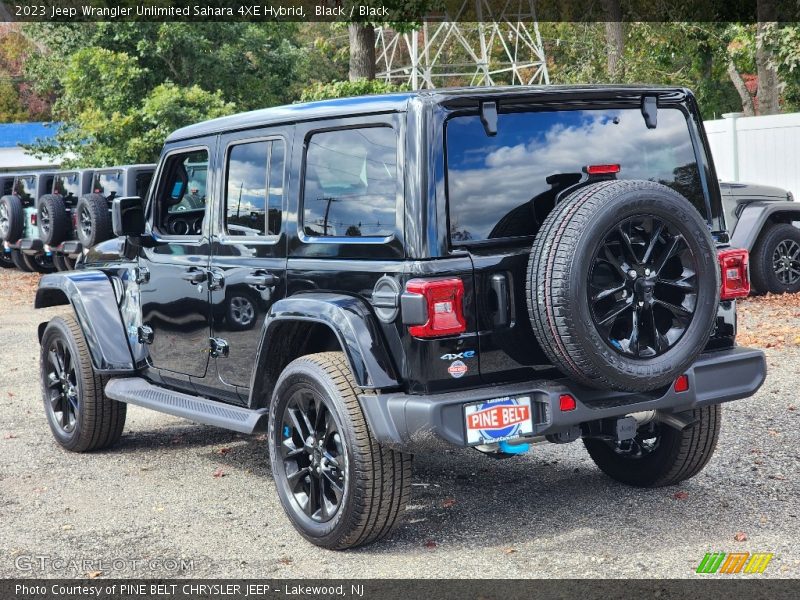  2023 Wrangler Unlimited Sahara 4XE Hybrid Black