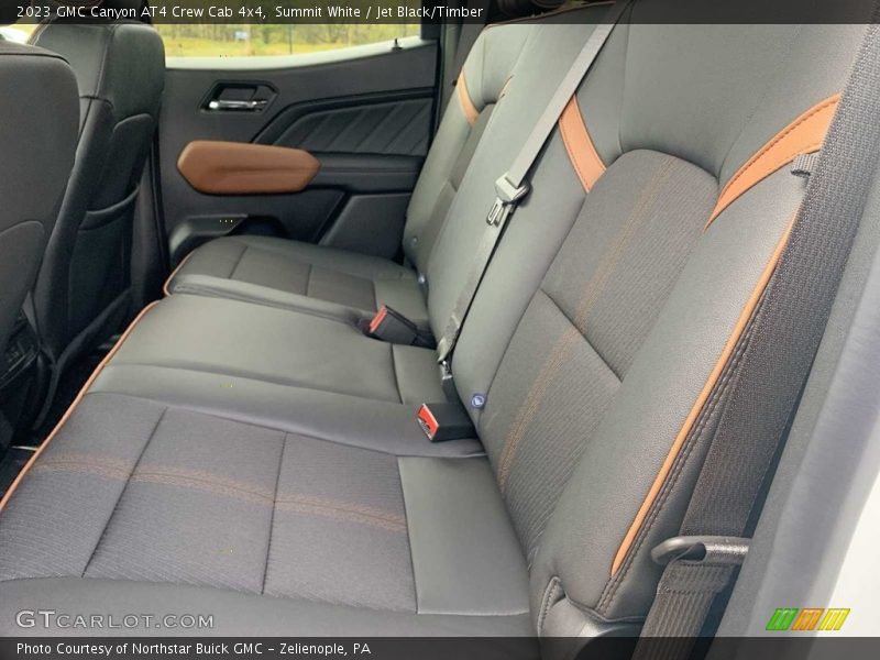 Rear Seat of 2023 Canyon AT4 Crew Cab 4x4