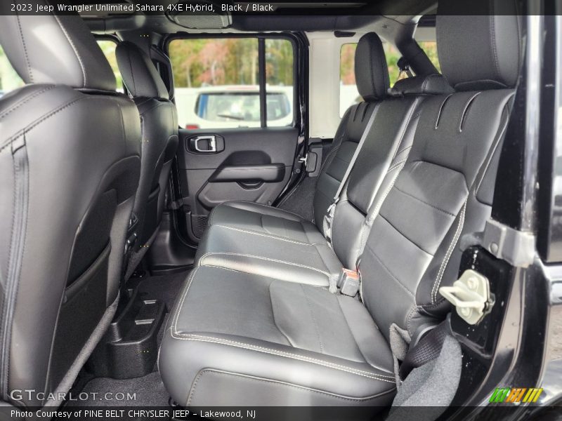 Rear Seat of 2023 Wrangler Unlimited Sahara 4XE Hybrid