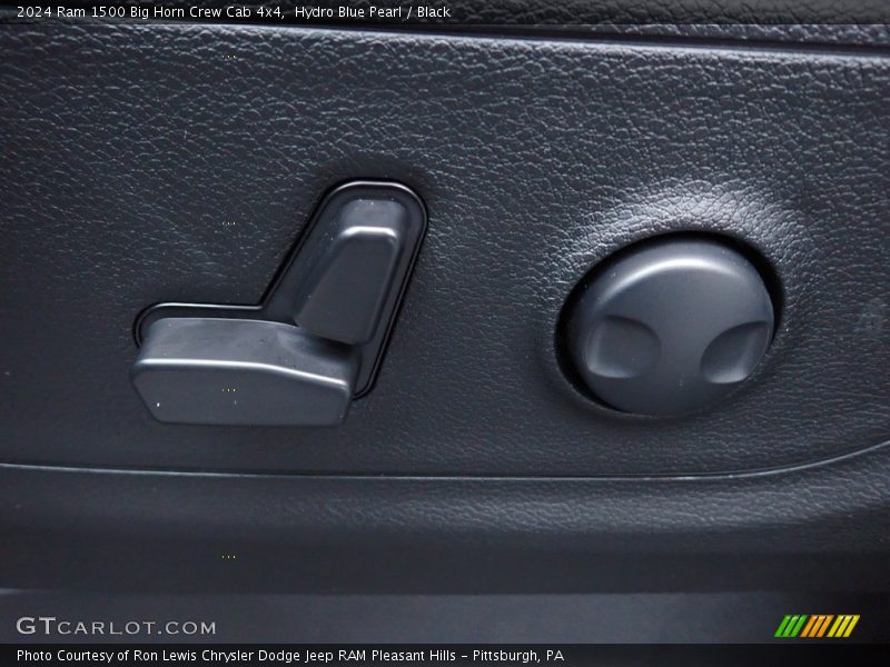 Hydro Blue Pearl / Black 2024 Ram 1500 Big Horn Crew Cab 4x4