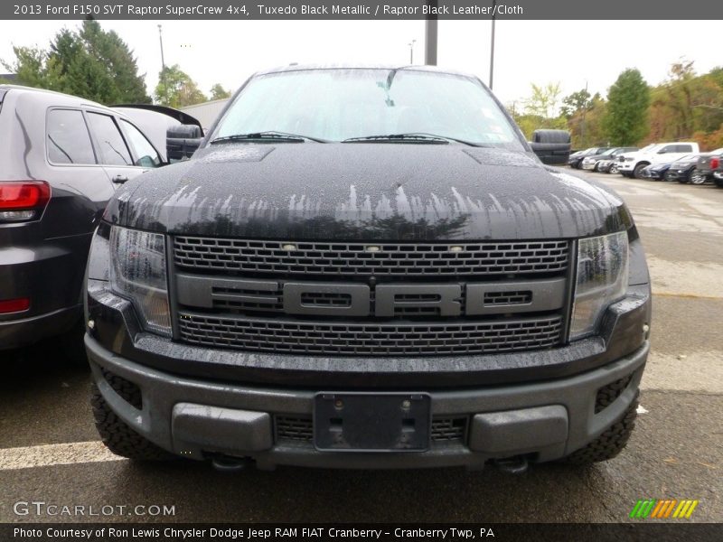 Tuxedo Black Metallic / Raptor Black Leather/Cloth 2013 Ford F150 SVT Raptor SuperCrew 4x4
