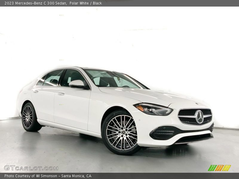 Polar White / Black 2023 Mercedes-Benz C 300 Sedan