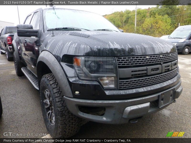 Tuxedo Black Metallic / Raptor Black Leather/Cloth 2013 Ford F150 SVT Raptor SuperCrew 4x4