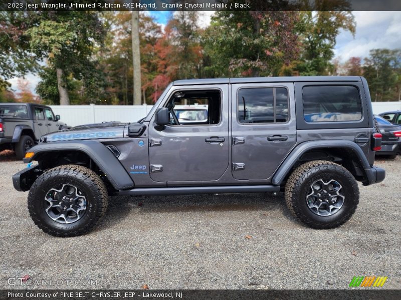  2023 Wrangler Unlimited Rubicon 4XE Hybrid Granite Crystal Metallic