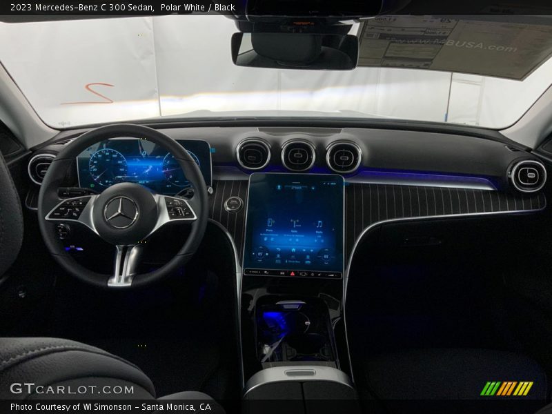 Polar White / Black 2023 Mercedes-Benz C 300 Sedan
