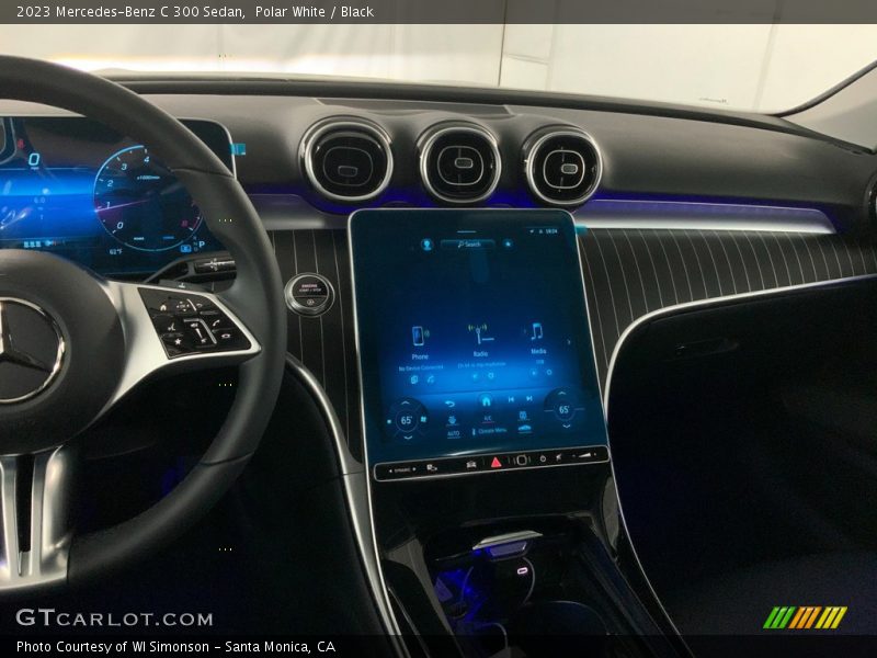 Polar White / Black 2023 Mercedes-Benz C 300 Sedan