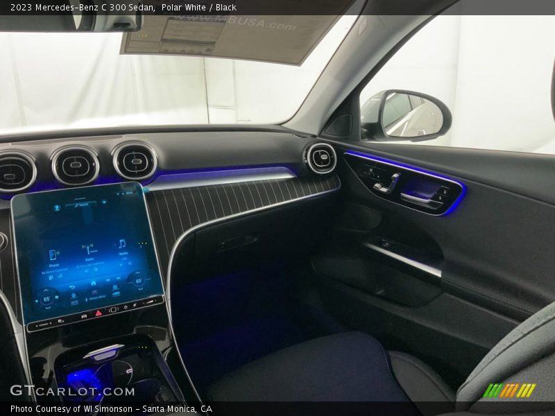 Polar White / Black 2023 Mercedes-Benz C 300 Sedan