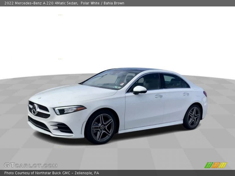 Polar White / Bahia Brown 2022 Mercedes-Benz A 220 4Matic Sedan
