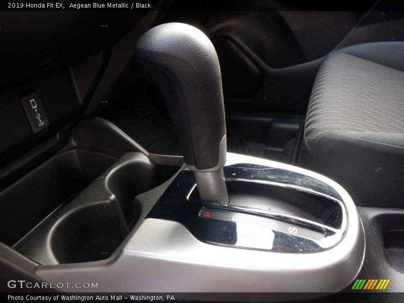 Aegean Blue Metallic / Black 2019 Honda Fit EX