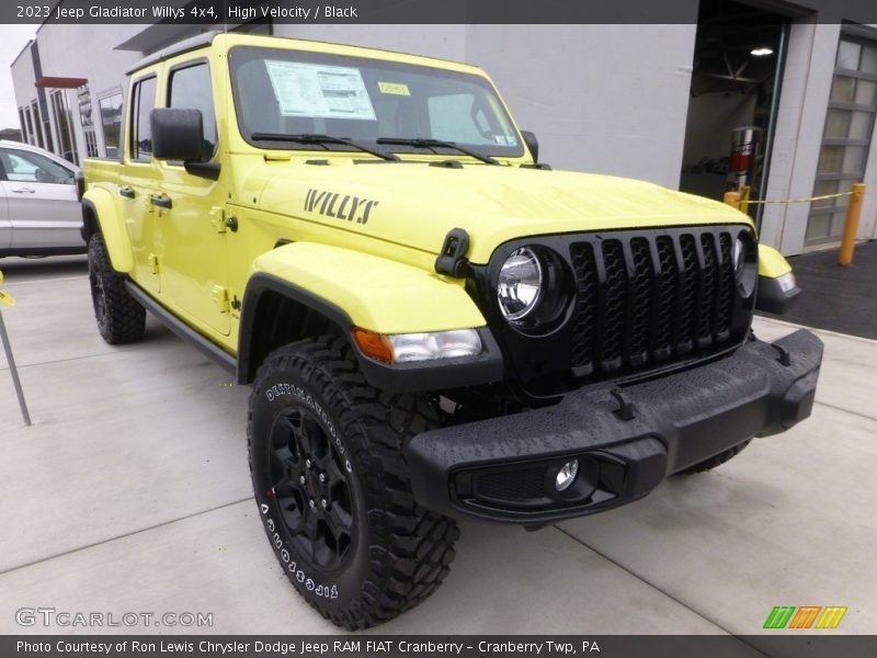 High Velocity / Black 2023 Jeep Gladiator Willys 4x4