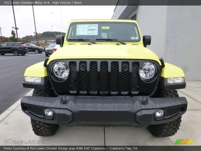 High Velocity / Black 2023 Jeep Gladiator Willys 4x4