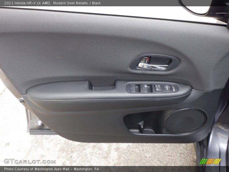 Modern Steel Metallic / Black 2021 Honda HR-V LX AWD