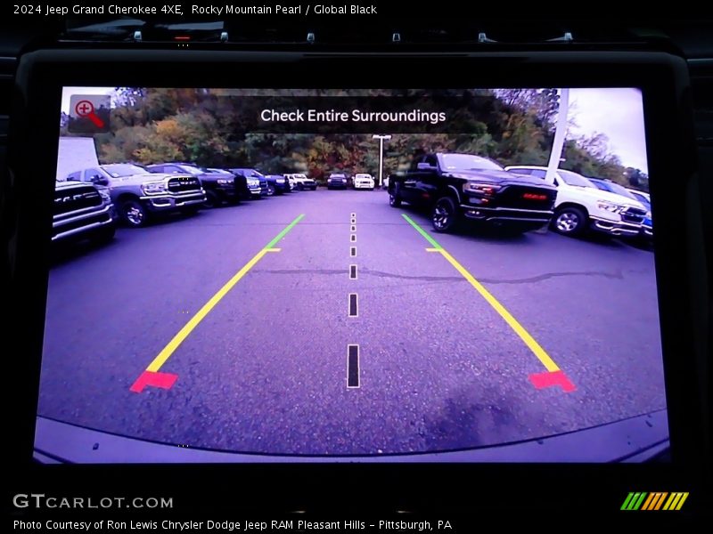 Rocky Mountain Pearl / Global Black 2024 Jeep Grand Cherokee 4XE