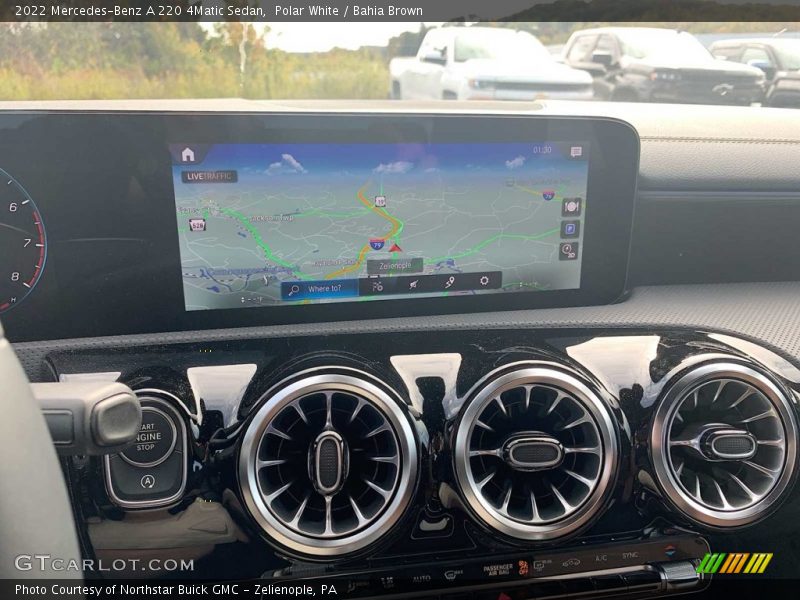 Navigation of 2022 A 220 4Matic Sedan