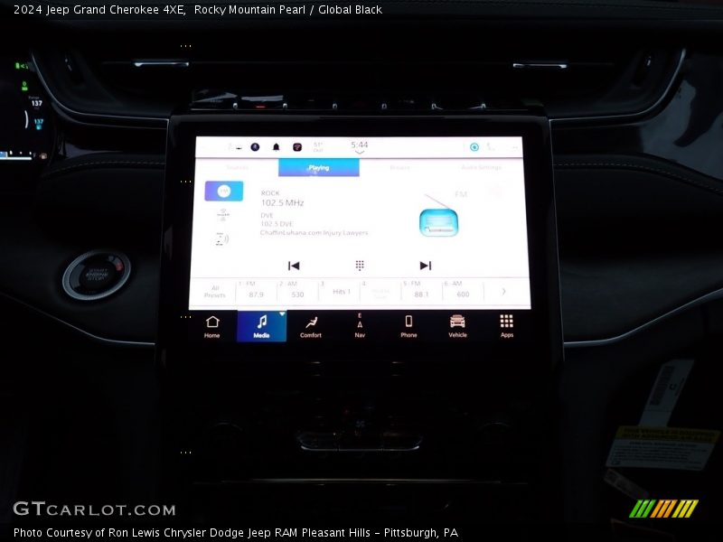 Rocky Mountain Pearl / Global Black 2024 Jeep Grand Cherokee 4XE