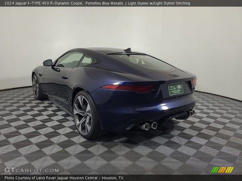Portofino Blue Metallic / Light Oyster w/Light Oyster Stitching 2024 Jaguar F-TYPE 450 R-Dynamic Coupe