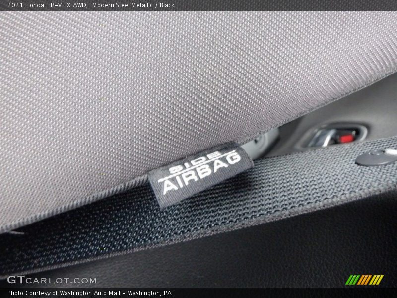 Modern Steel Metallic / Black 2021 Honda HR-V LX AWD