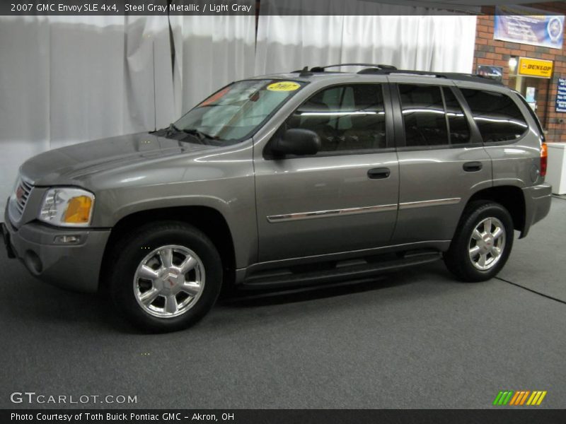 Steel Gray Metallic / Light Gray 2007 GMC Envoy SLE 4x4