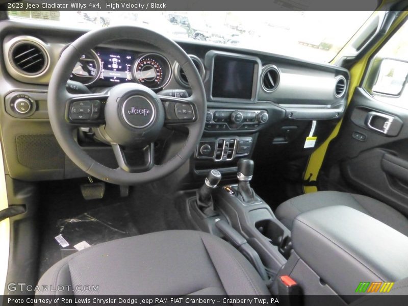 High Velocity / Black 2023 Jeep Gladiator Willys 4x4