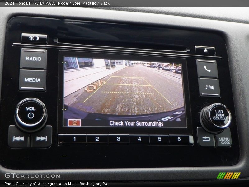 Modern Steel Metallic / Black 2021 Honda HR-V LX AWD