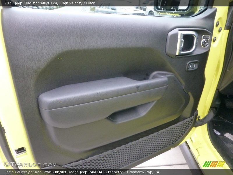 High Velocity / Black 2023 Jeep Gladiator Willys 4x4