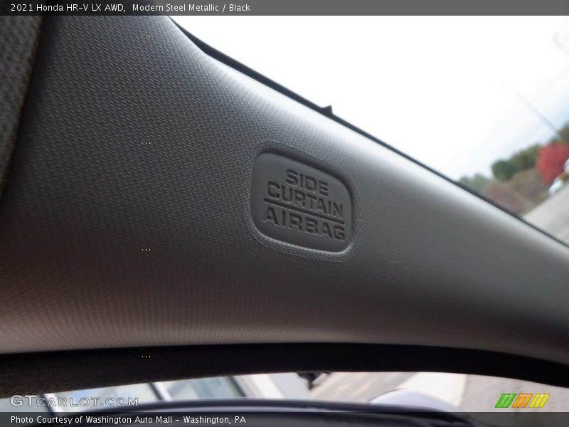 Modern Steel Metallic / Black 2021 Honda HR-V LX AWD