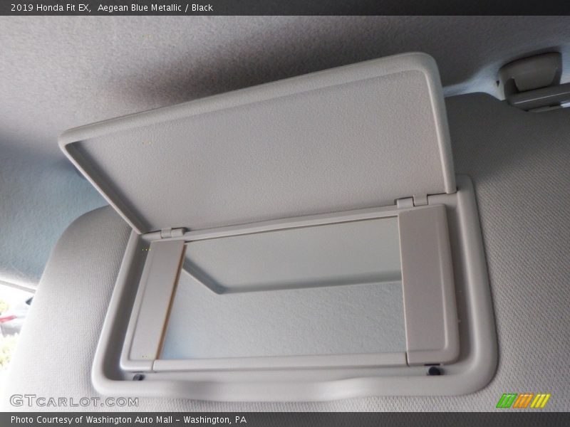 Aegean Blue Metallic / Black 2019 Honda Fit EX