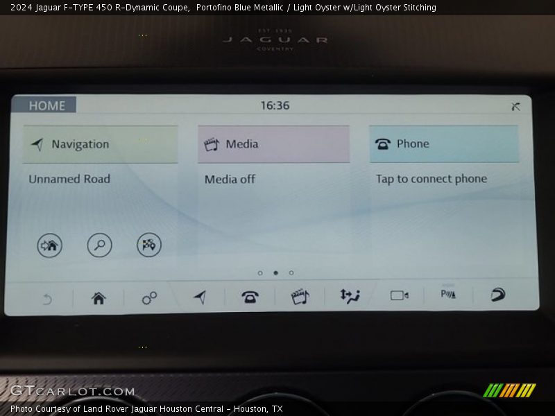 Portofino Blue Metallic / Light Oyster w/Light Oyster Stitching 2024 Jaguar F-TYPE 450 R-Dynamic Coupe