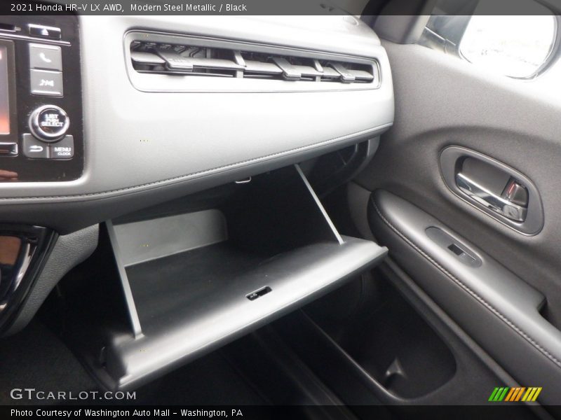 Modern Steel Metallic / Black 2021 Honda HR-V LX AWD